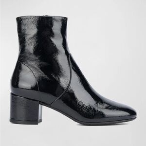 Aquatalia Lilianne Glossy Patent Booties